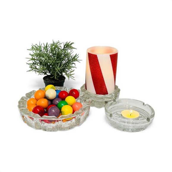 3 Vintage glass ashTRAYS - Picture 3 of 16